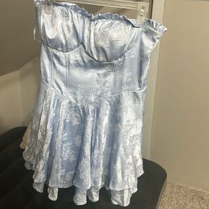 Beautiful blue homecoming dress only worn once